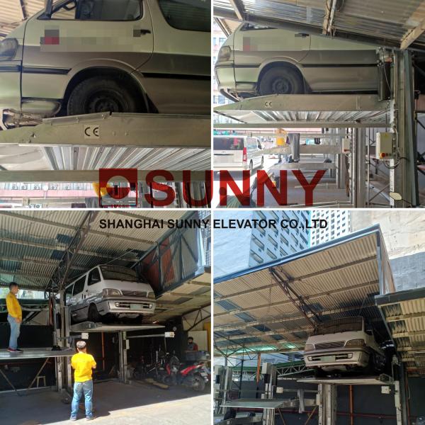 Быстрый ход лифта автомобиля подъема стоянки роторного здания автоматический 12 месяца гарантии