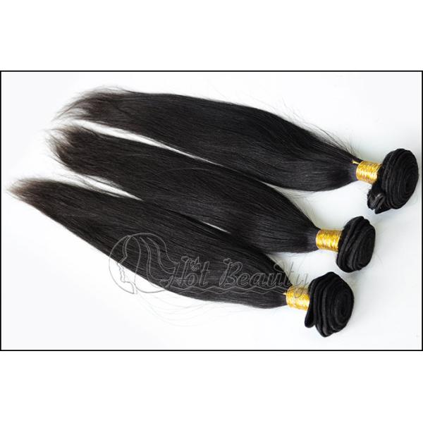 Black Virgin Brazilian Remy Human Hair Straight