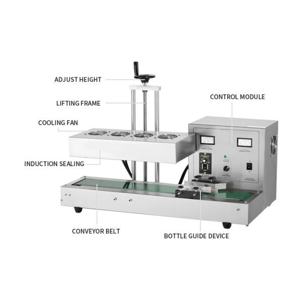 Continue Induct Aluminum Foil Container Filling And Sealing Machine Easy Use