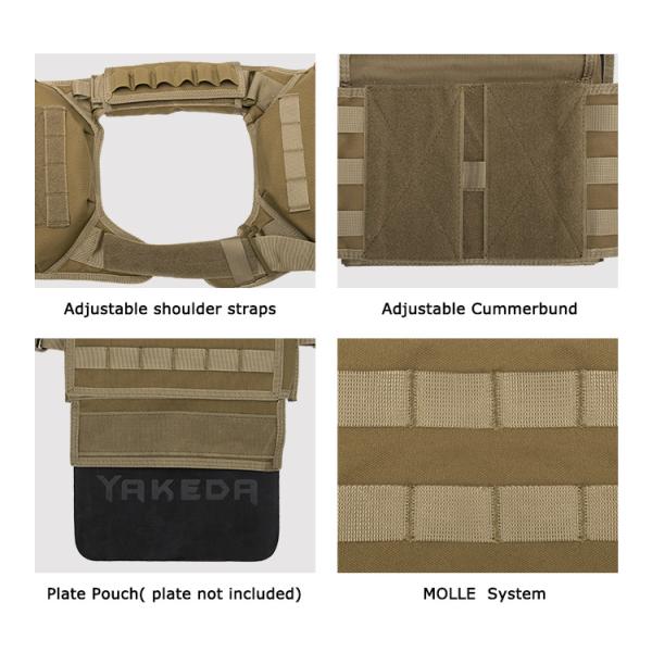 600D Polyester Tactical Vest MOLLE Camouflage Combat Vest Military Equipment