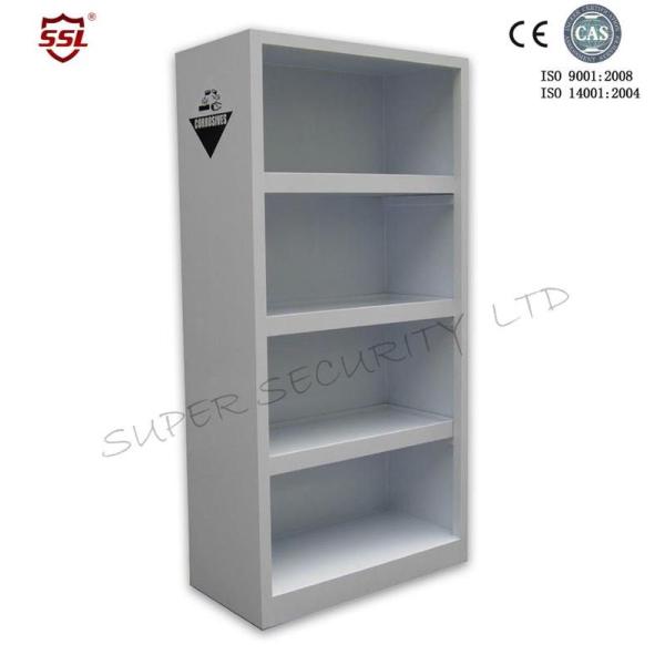 Gabinete de almacenamiento médico del laboratorio del polipropileno con la puerta de cristal, prenda impermeable