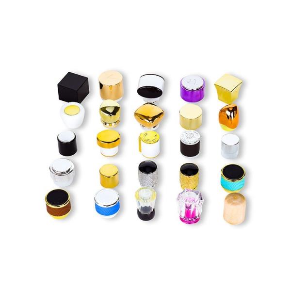 Custom Perfume Cap Luxury Gold Plated Embedded Masonry Suitable For All Major Brands Of Perfume Bottle Packaging