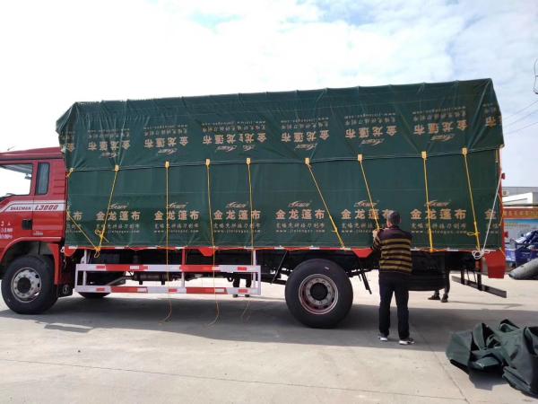 O PVC 650gsm impermeável revestiu o encerado para as tampas do transporte