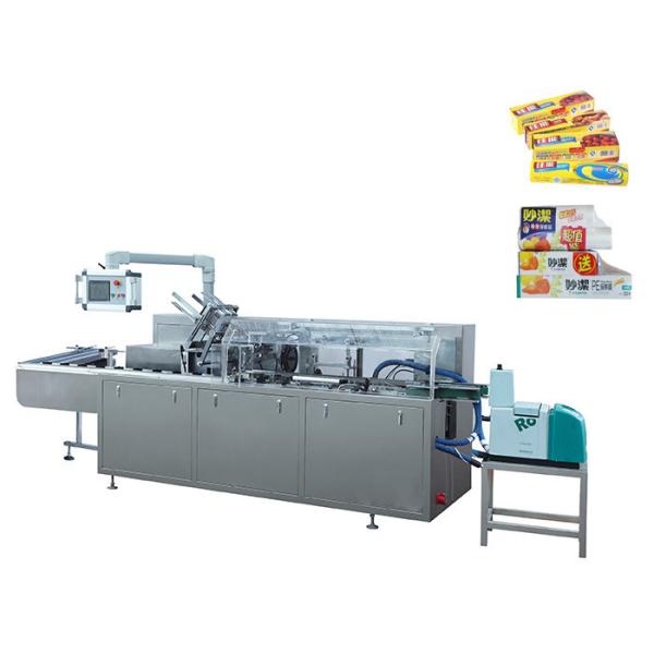 80 Box/min Pharmaceutical Cartoning Machine , 1.5KW Plastic Wrapping Machine