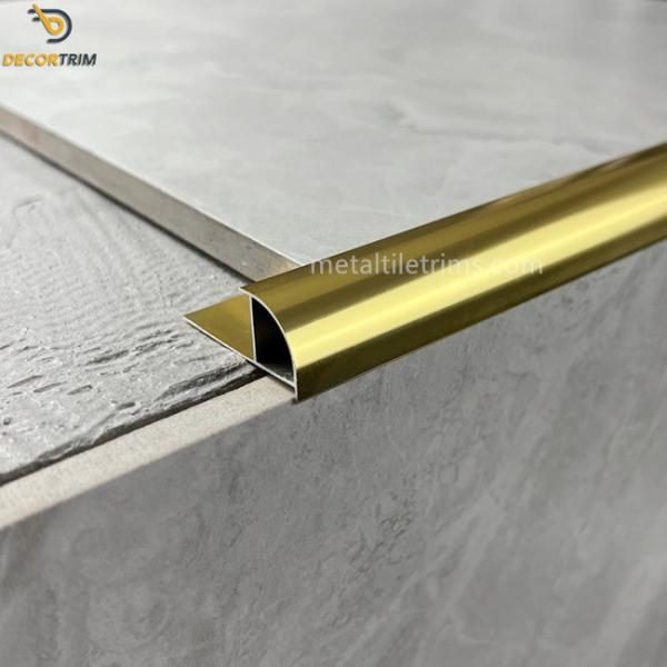Aluminum Tile Trim Corner Wall Decorative Aluminum Quadrant Tile Trim