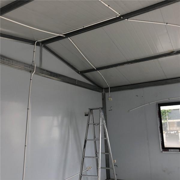 Дома современного модульного столбца 38m2 3mm стального роскошные полуфабрикат