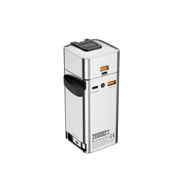 Fast Charge AC Plug Power Bank High Capacity 20000mah with 100W LED Display