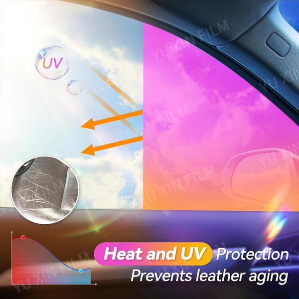 OEM 2 Mil Anti Fog Car Chameleon Window Film For Clear And Unobstructed Vision