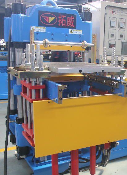 Double Motor Double Oil Pump Hot Press Vulcanizing Equipment Production Silicone Pad
