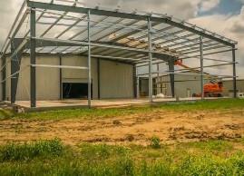 Q345B lightweight Tubular Steel Truss 100*100mm for Stadium roof