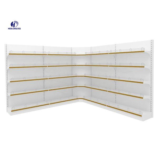 Steel Supermarket Racks Company 5 Shelf Heavy Duty Metal Storage Rack