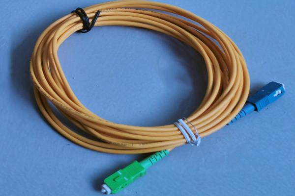 SM SX SC /APC-SC/UPC 3MM 5M Fiber Optic Patch Cable Excellent Repeatability