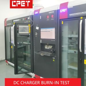 Portable EV Charger Burn In Chamber with 240kW Feedback Power 2050*600*1900mm Volume Size and 16 bits/cabinet