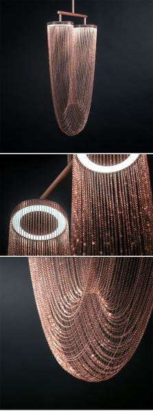 Guzhen Lighting Decoration lamp u shape rose gold Sliver Chandeleir(WH-CC-29)