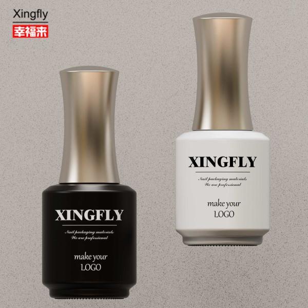 15 ml de vernis à ongles gel vide Bouteille Emballage Bouteille à ongles Bourgeon à capuche blanche