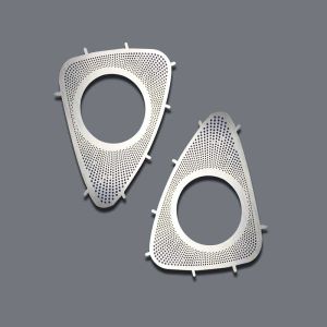 Custom Car Microphone Grille Precision Etched Stainless Steel Mesh