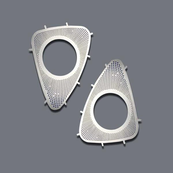 Custom Car Microphone Grille Precision Etched Stainless Steel Mesh