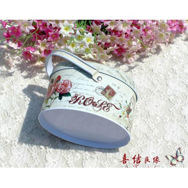 Caixa oval da lata para o armazenamento fraco do cartucho do tabaco de cigarro