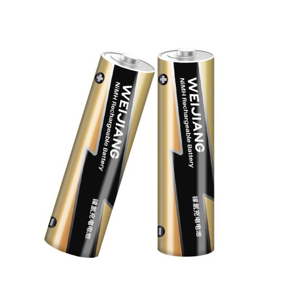 Batterie cylindrique de 1100 mAh AAA NIMH Piles rechargeables