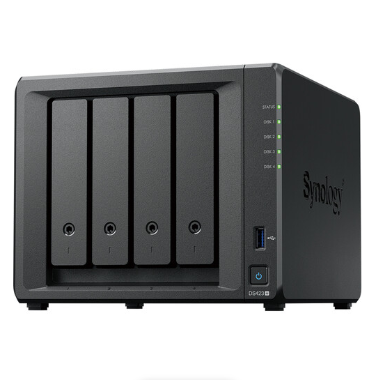 4-Bay DiskStation DS423 NAS Enclosure Servers Product with User-Friendly Interface