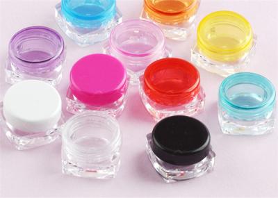 Refillable Clear Cosmetic Containers Transparent Jar Body PP / PETG Material