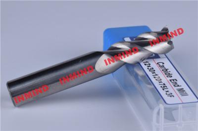 3 Flute 8mm Aluminum End Mill Bits With 45º  Helix Angle No Coating