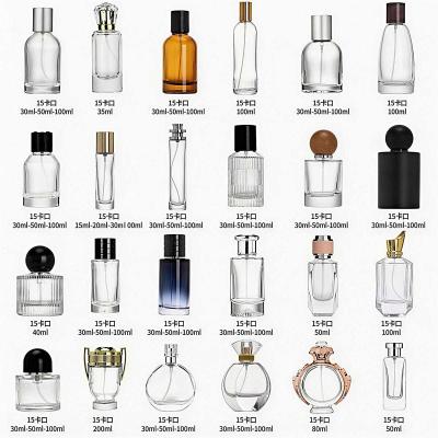 Sprayer Collar Glass Perfume Bottles Designed with Pure Glass Material Offering Stylish and Reusable Fragrance Containers