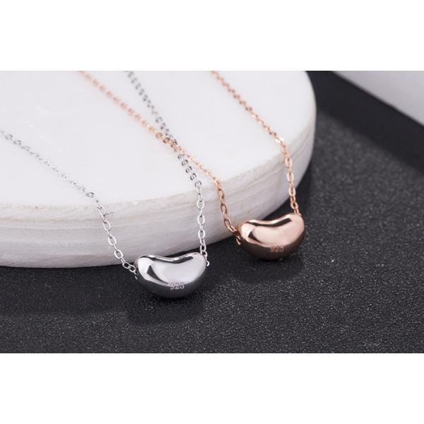 925 Sterling Silver Jewelry Women's Bead Pendant Chain Necklace