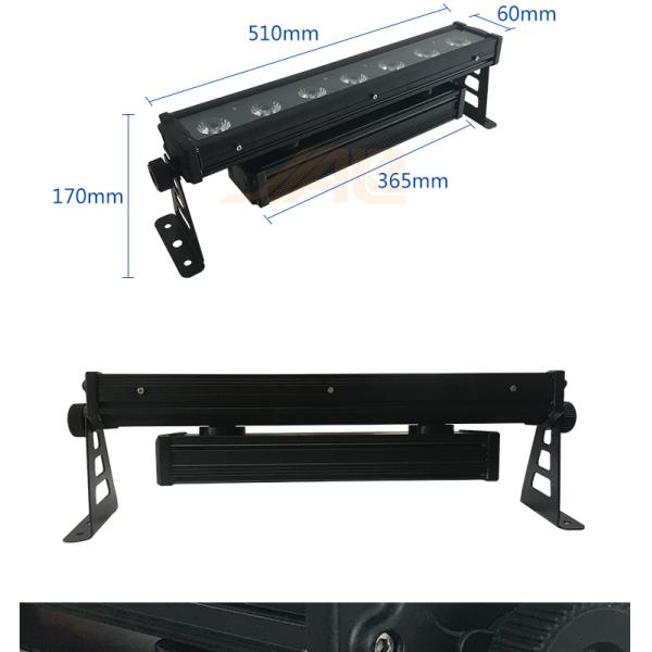 Шайба стены СИД IP65 7*30W RGB со снабжением жилищем литого алюминия плашки