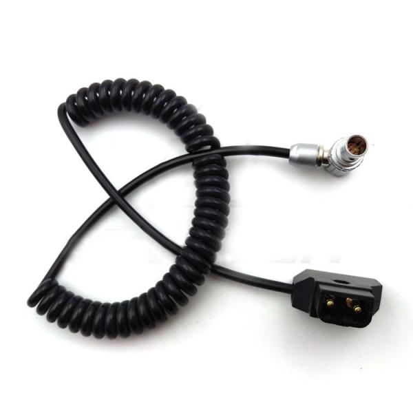 Vaxis Power Supply Spring Cable Lemo FHG Right Angle 0B 4pin To Dtap Male Cable