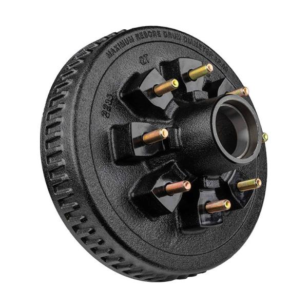 Trailer Parts 7000 lb 8 Lug 6 1/2 12 Inch Brake Drum for Durable and Trailer Braking