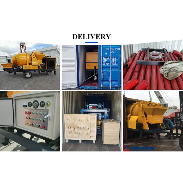 Насос трейлера HBTS60 60m3 мини конкретный для точного Grained бетона