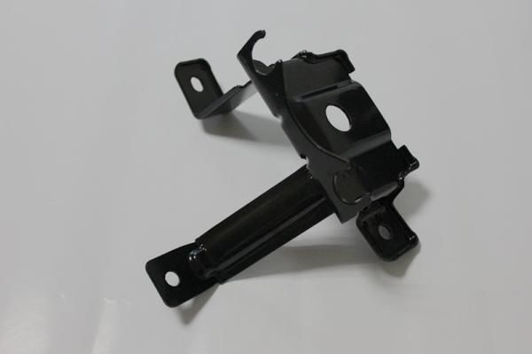 metal stamping parts, black coated steel stamping support bracket