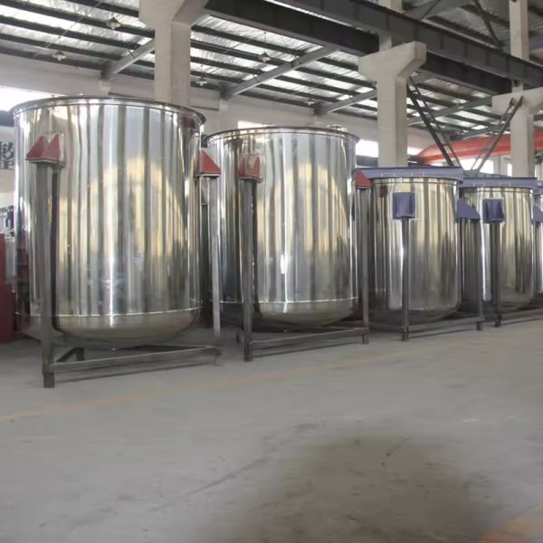 Custom Reaction Vessels High-Quality 500L Storage Tanks SS304/SS316L Stainless Steel Storage Tanks/Containers Stainless Steel Reactors Chemical Reactors Suitable for Acidic or Corrosive Environments