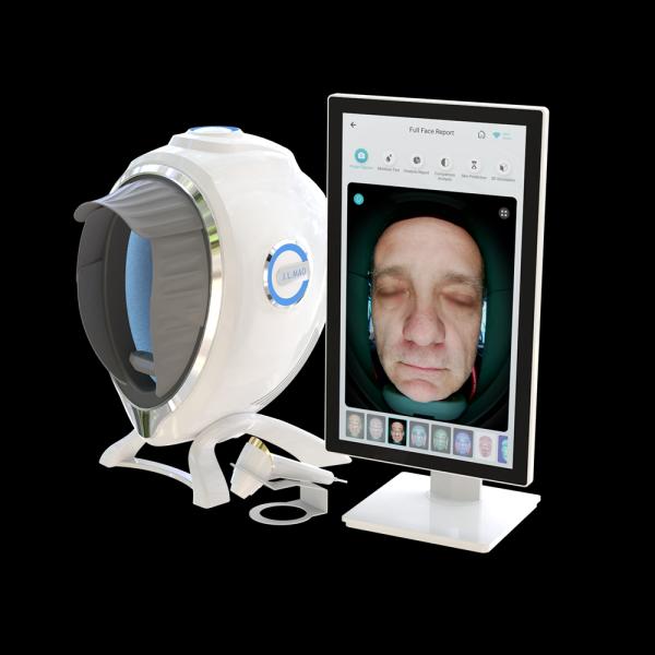 Professional Digital Skin Analyzer for Salon and Spa, Table Skin Hydration Tester for Face