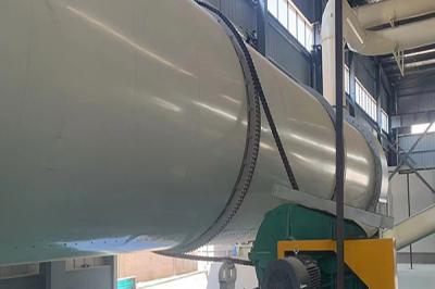 Single Layer Drum Dryer For Wood Sawdust Sludge Rotary Dryer 5t/h