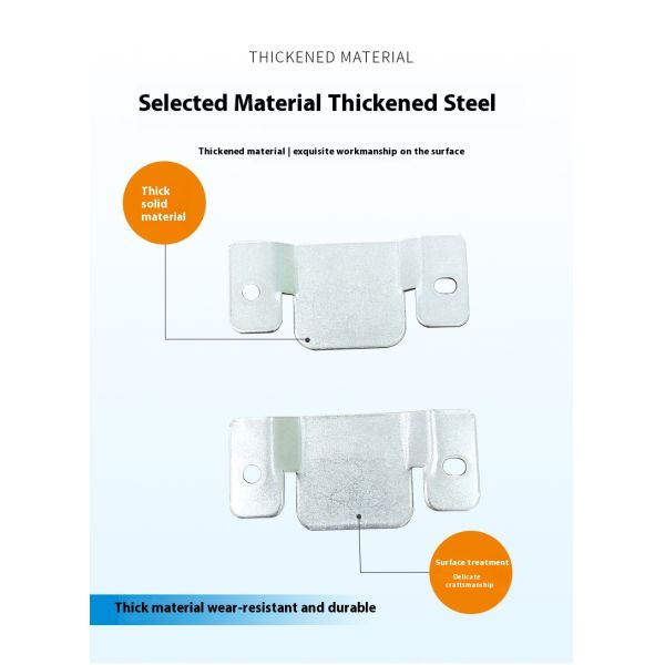 Bed Frame Connector Bracket Frame Hook Metal Sofa Joint Connection Clip Segment Sliding Furniture Hardware