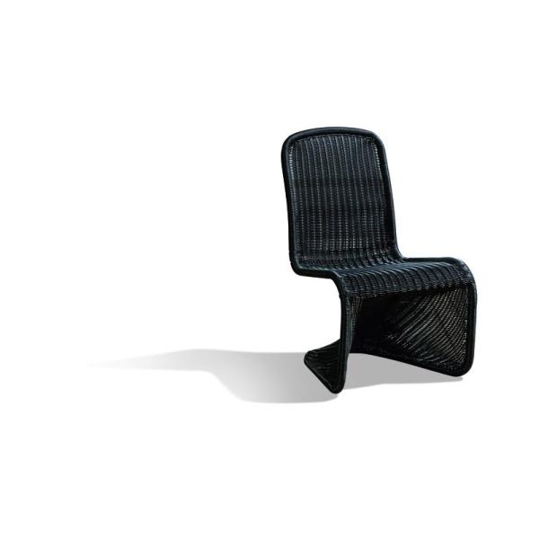 Muebles para exteriores Jardín Set comedor Revestido sillas de ratán con PU importado y marco de 5 años