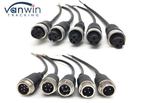 Do conector masculino fêmea da aviação do Pin dos acessórios 4 de DVR cabo de extensão audio video