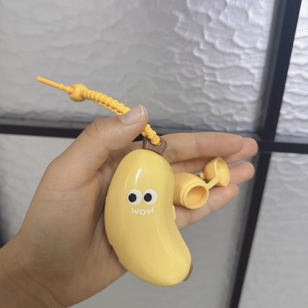 Banana-Shaped Toothbrush Cover And Silicone Toothpaste Travel Container Set – Cute Portable Travel Toothbrush Holder + Leak-Proof Toothpaste Tube Case – Reusable Silicone Dental Kit For Kids & Adults