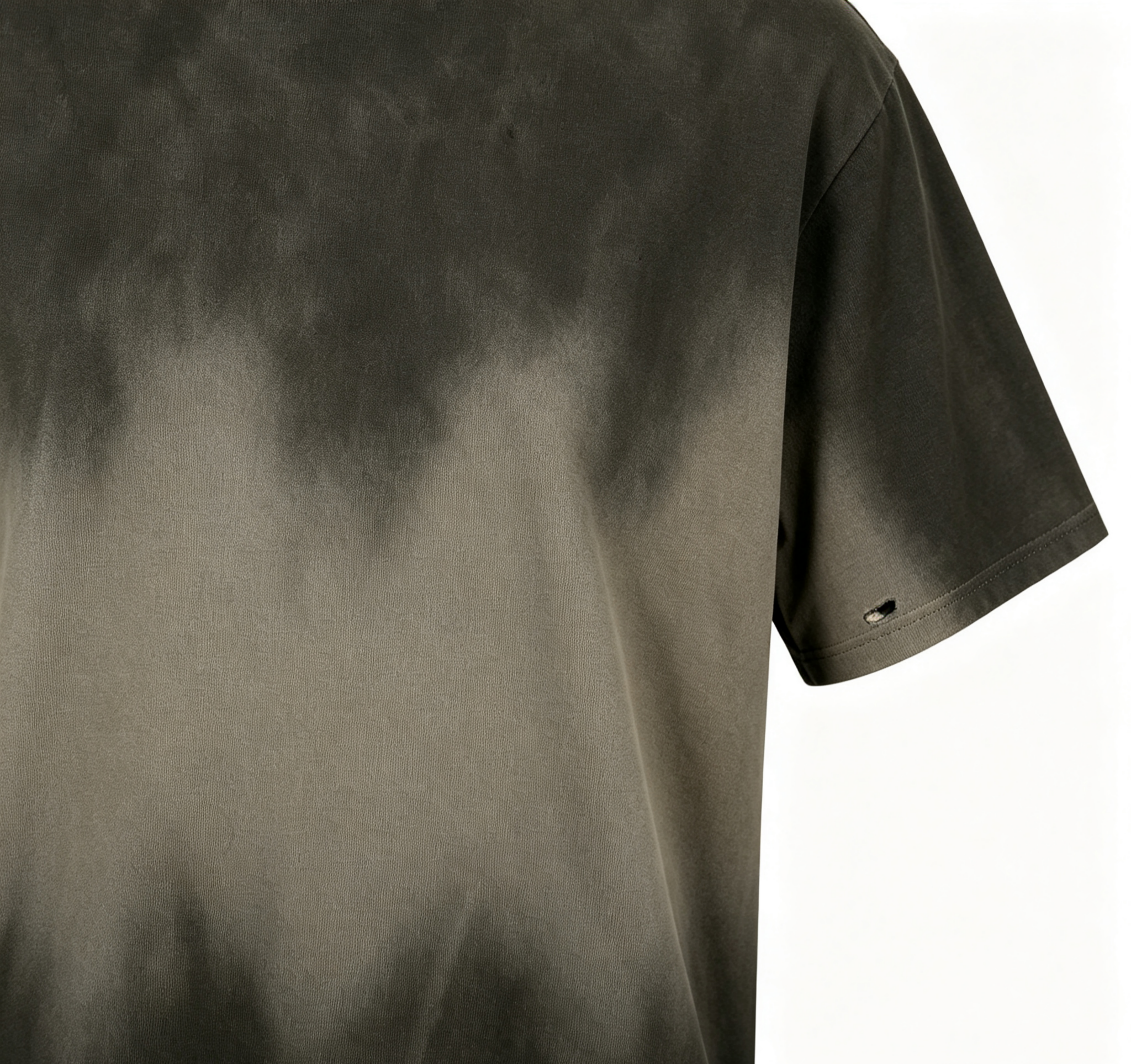 250GSM Basic Crew Neck Tee Gradient Wash Cotton Crew Neck T Shirt Oversized
