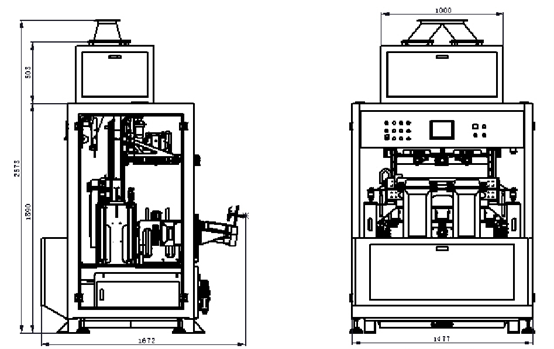Машина упаковки 600bags/час запечатывания мешка PE большая 250g к 5kg для риса