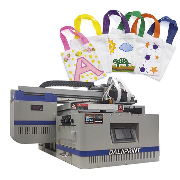 4060 A2 UV Flatbed Inkjet Printer Optional Flatbed UV DTF Film Sticker Printing Cylinder Gold Effect XP600 Print Head