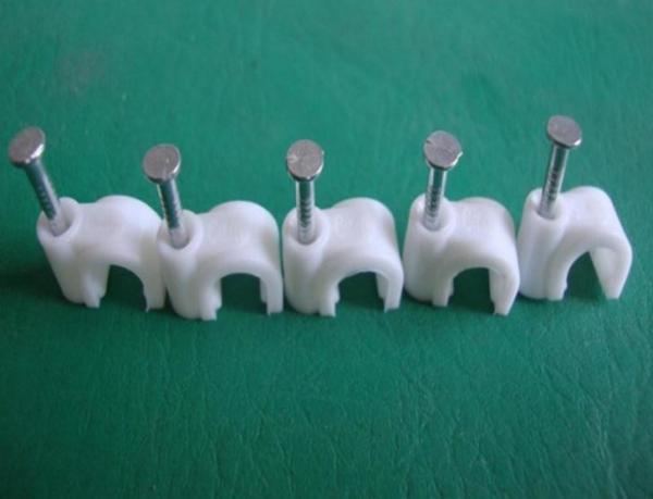 Steel nail cable clip series