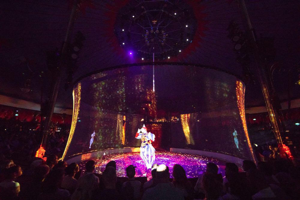 Материал экрана сетки PepperScrim высокий прозрачный голографический для выставки hologram