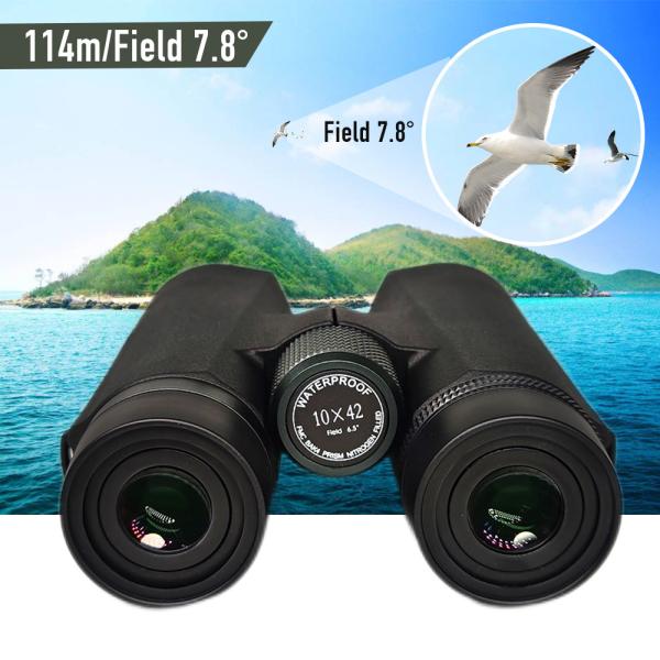 Bird Watching 10X42 HD Binocular Auto Focus Telescope With Bright Large View