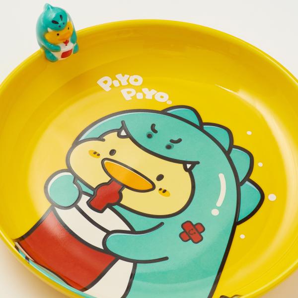 Cartoon Cute Ceramic Duckling Plate Companion Gift Eating Plate Children Breakfast Tableware