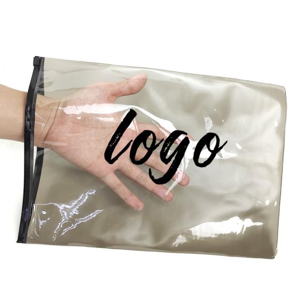 Customized Plastic Zipper Bag Rainproof PVC Printed Voltage Bag