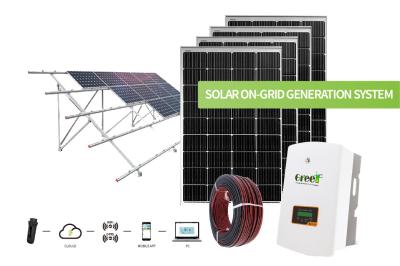 Customizável na fase monofásica solar do sistema 100-240Vac das energias solares do sistema da grade
