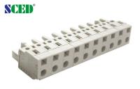 Lance o conector Pluggable fêmea 2P-16P do bloco terminal de 7.5mm 300V 15A